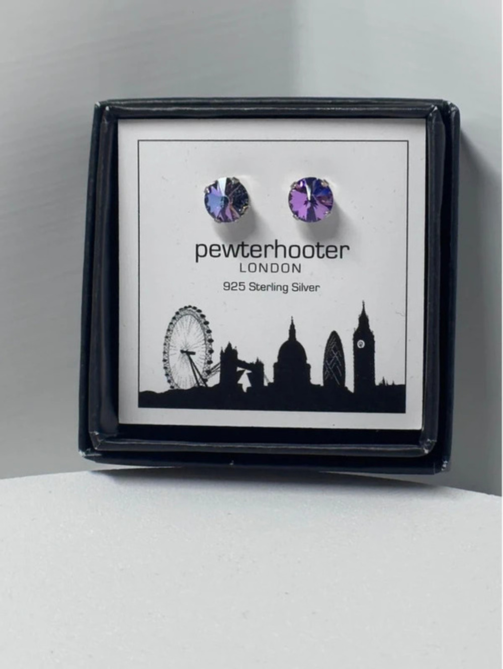 Pewterhooter 925 beautiful earrings.